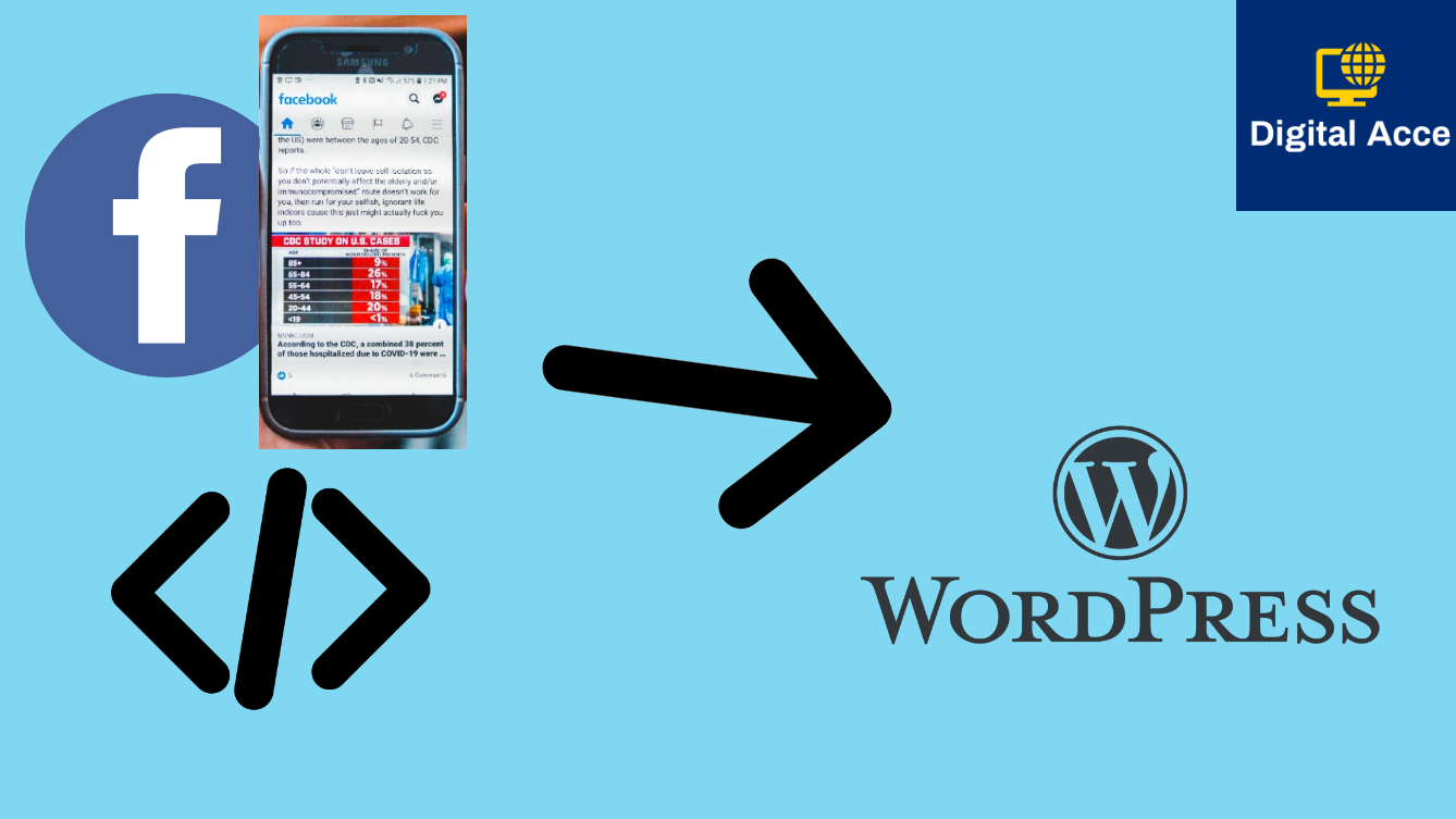 Embed Facebook post to WordPress site