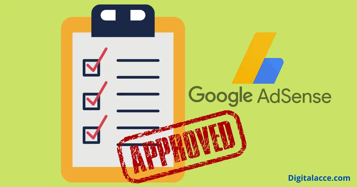 checklist for AdSense approval