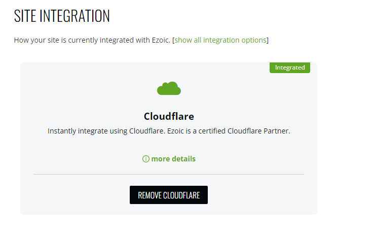 cloudflare integration increases Ezoic earnings