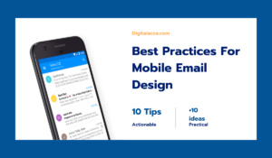 Best practices for mobile email design