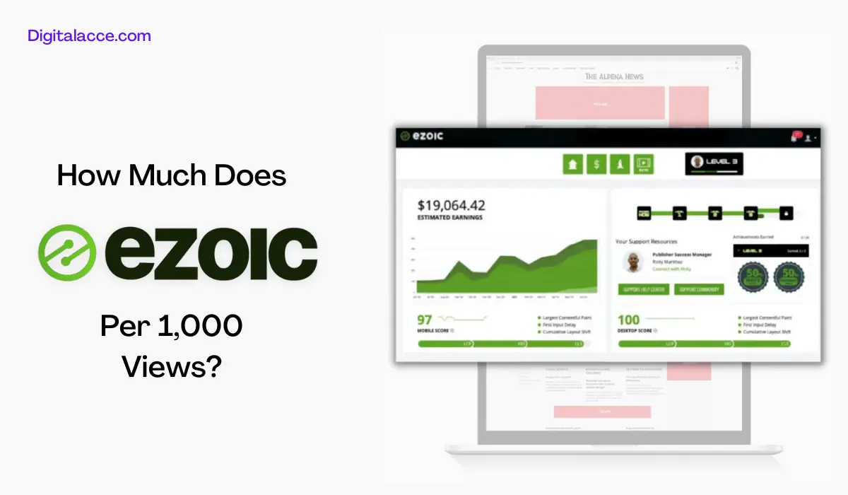 How Much Ezoic Pay Per 1,000 Views
